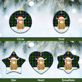Clan Campbell of Breadalbane Modern Tartan Christmas Ceramic Ornament Highland Cows Style ZA51 Campbell of Breadalbane Modern Tartan Tartan Ornament